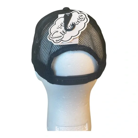 Bart Simpson Black Trucker Hat NWT Men’s 90’s Nostalgia Throwback - Picture 4 of 4